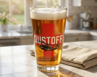 Dustoff Medevac Helikopterblandningsglas
