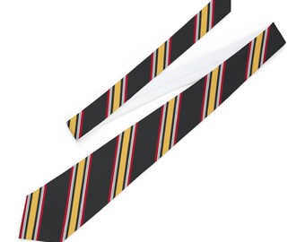 Iraq Campaign Medal Men's Necktie - Gift for Veteran, Soldier, Christmas Gift, Stocking Stuffer, Iraq War Veteran Necktie
