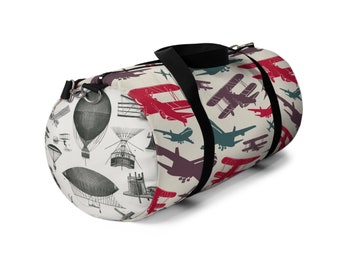 Sac de voyage, sac d'avion, vacances, sac de sport, cadeau pour les voyageurs, pilote, sac de vacancier, joli sac sur le thème de l'avion de voyage