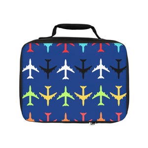 Sac à lunch avion, boîte à lunch d'école avec avions