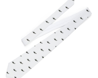 Ah-64 Apache herenstropdas - geweldig kerstcadeau voor helikopterpiloot, Amerikaanse legerstropdas, kousvuller, militaire stropdas, luchtvaart