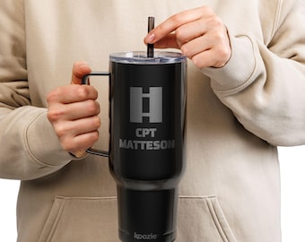 Custom Engraved Army Insulated Tumbler 40oz | Engraved, Veteran Gift, promotion
