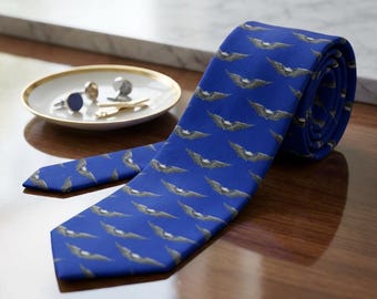 Army Aviation Wings Aviator Badge Pattern Necktie | Flight School, Fort Rucker