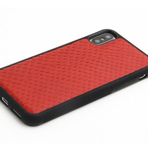 Real snake skin phone case