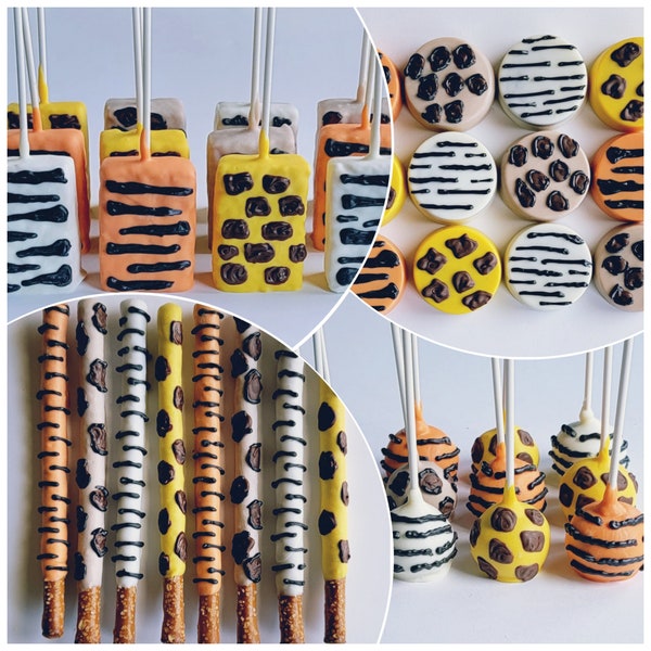 Safari Themed Party Treats (Jungle, Wild One)