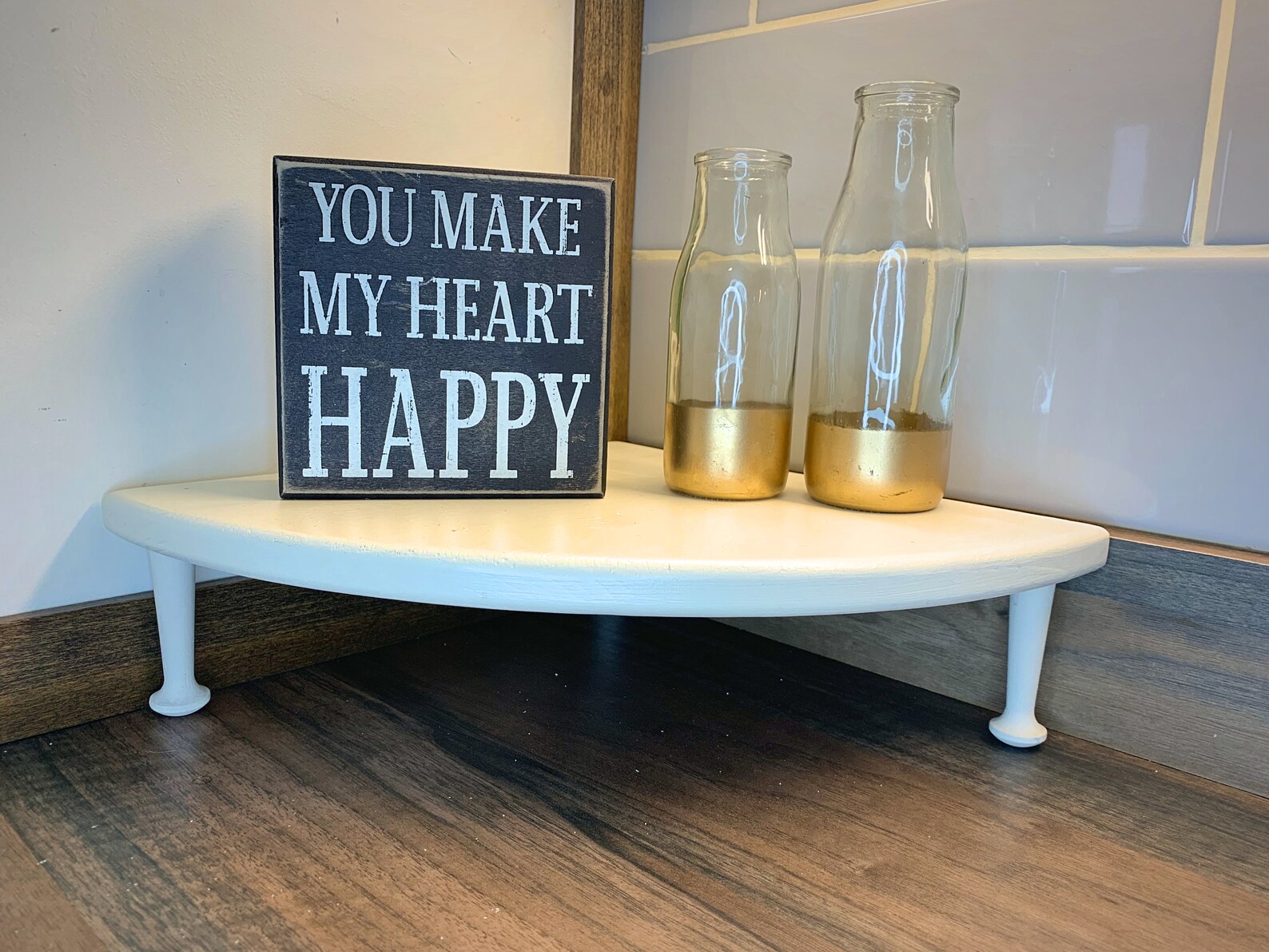 Rustic Sink Pedestal/farmhouse Corner Riser/decorative Soap Etsy