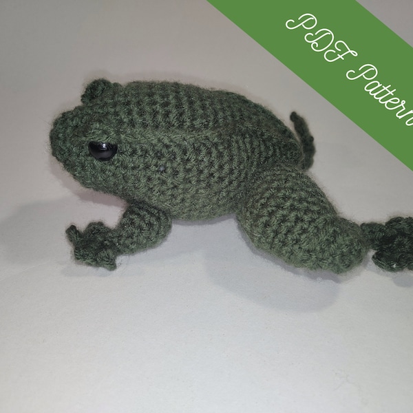 Semi-Realistic Frog Crochet Pattern