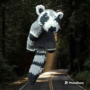 Racoon Snuggler/Lovey Crochet Pattern