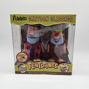 Fred and Barney (Green/Yellow Hair) (2-Pack) LE 480 SDCC 2014 Flintstones | DMNpops