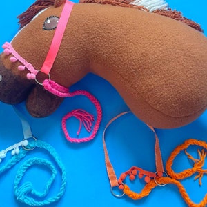 Hobbyhorse Fancy SHOW HALTERS // Color Options Available! // Adjustable // Hobbyhorse tack.