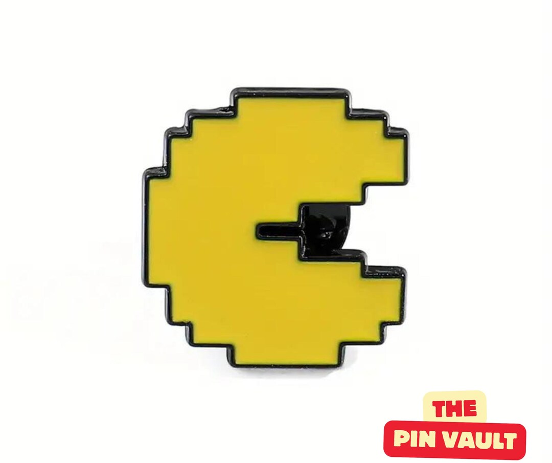 Ahla Pac Pin PAC-MAN Enamel Pins 5 Types to Choose From. - Etsy UK