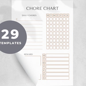 Kids Behavior and Chore Chart