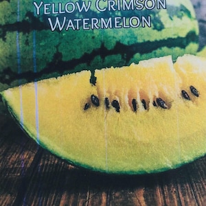 Watermelon Seeds-Yellow Crimson