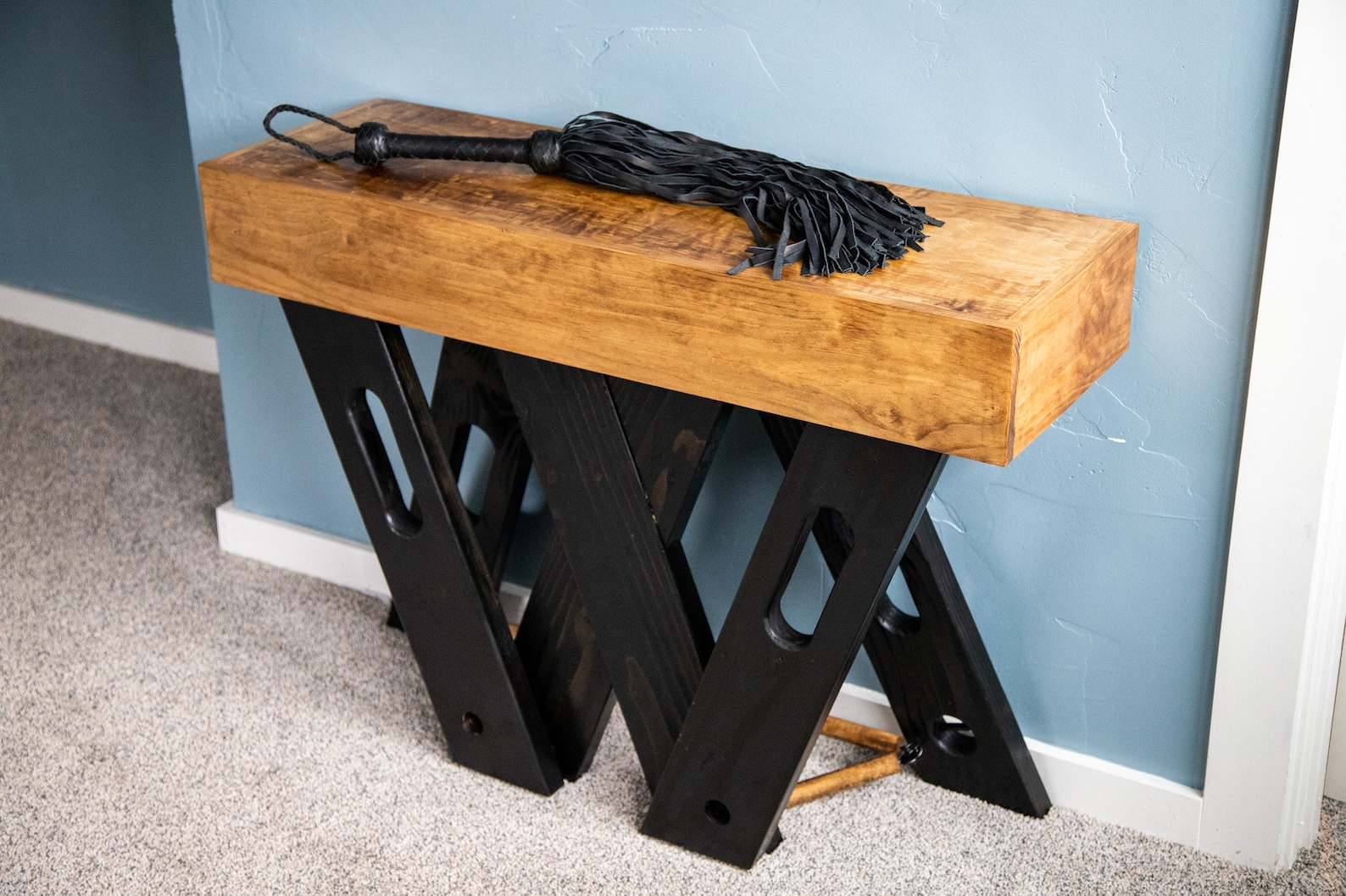 St. Andrews Cross Convertible Hallway Table BDSM Hidden Furniture