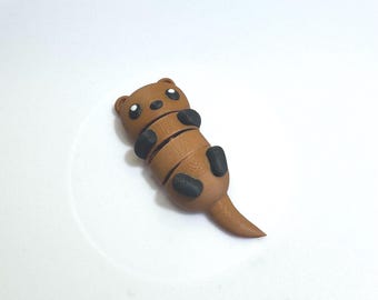 3D Printed Articulating Otter Fidget Toy