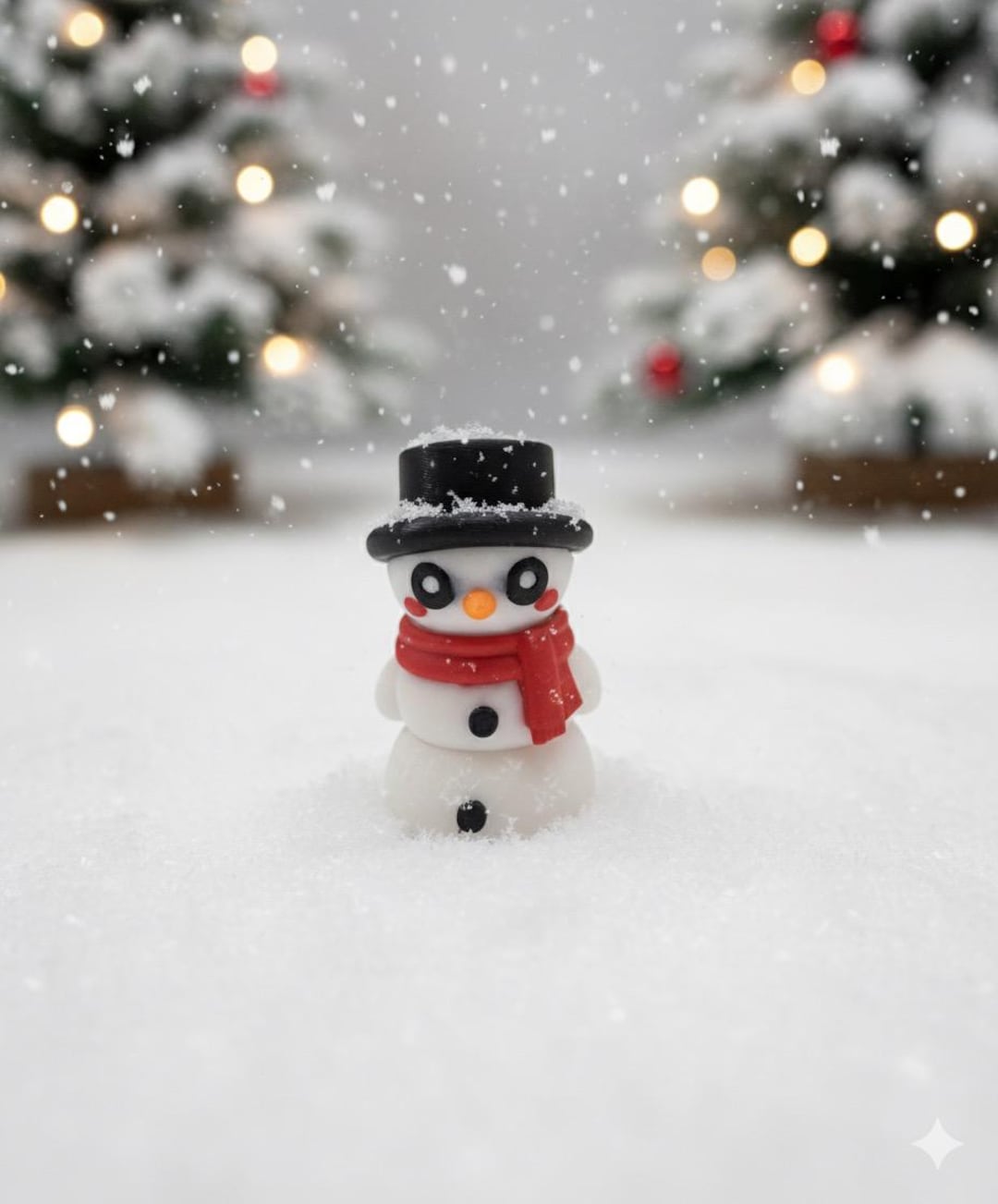 Flexi Snowman Articulated Toy – 3D Printed Christmas Figure - Etsy