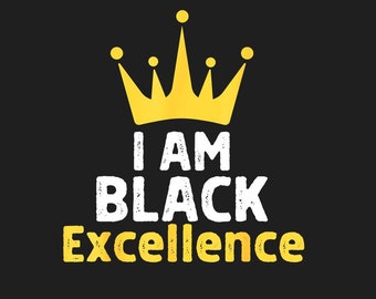 Retro Vintage Black Excellence African Pride History Month 1 - PNG Digital Download, Clip Art, Instant Download, Sublimation Designs