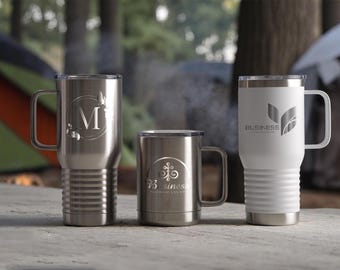 Custom Engraved Tumbler, Custom Coffee Tumbler, Travel Mug, Personalized Gift, Laser Engraved Mug, Laser Engraved Tumbler, Custom Gift