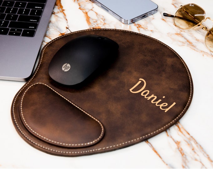 Leather Mouse Pad, Mouse Pad, Custom Mouse Pad, Leather Mouse Pad, Larger Mouse Pad, Gaming Mouse Pad, Leather Desk Pad, Cute Mouse Pad