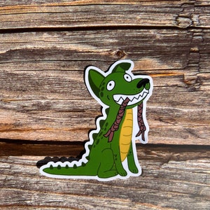 Belgian Malinois “Malligator” | Malinios + Alligator | Die-Cut Vinyl Sticker | Gift For Malinois Lovers | Stickers for Laptop, Water Bottle