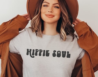 SVG Hippie Soul Boho, SVG Retro de Amor Propio (Descargas Digitales)