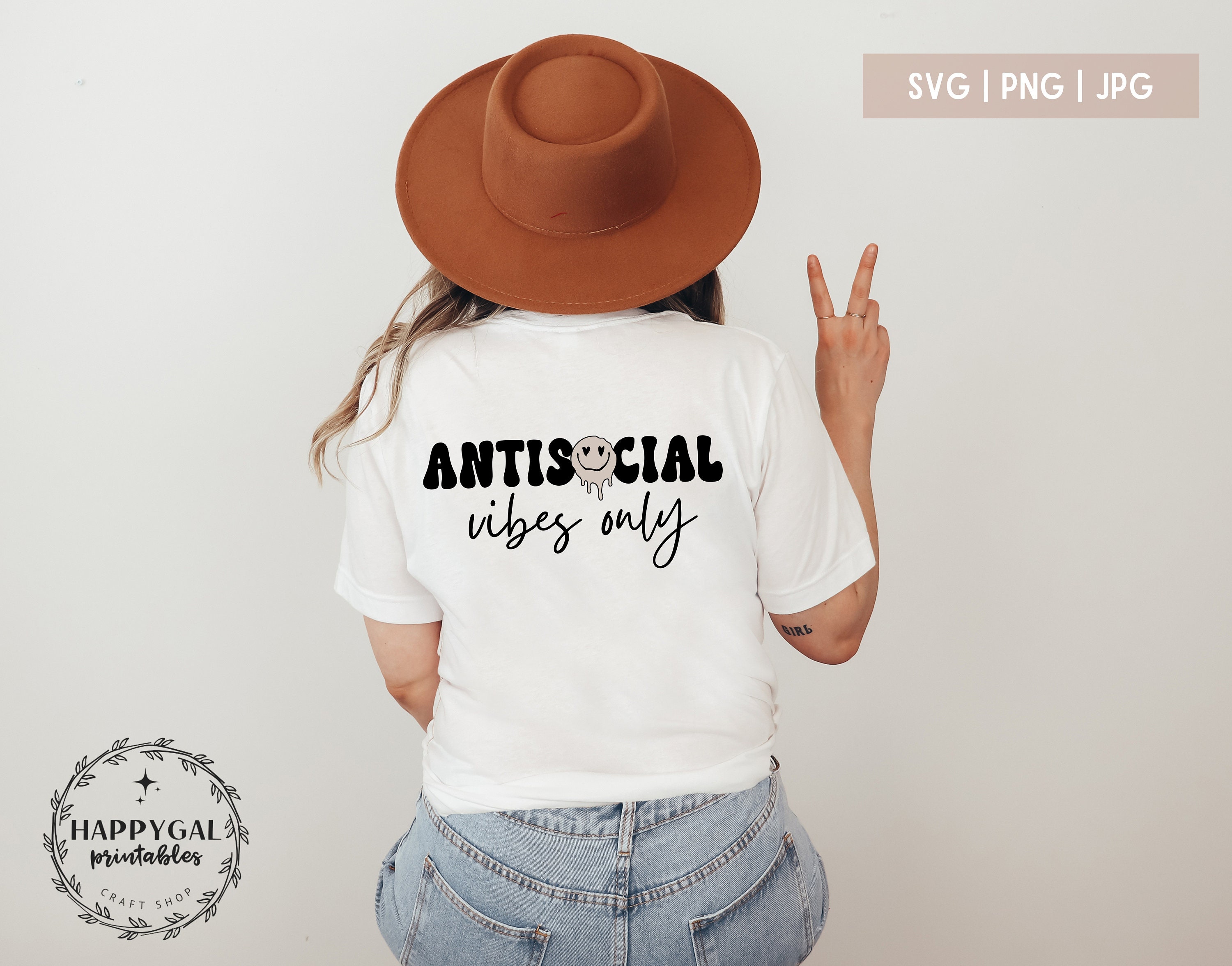 Antisocial Sarcastic Quotes SVG Bundle, Introvert Designs (svg, Png ...