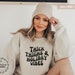 Thick Thighs And Holiday Vibes Sweatshirt