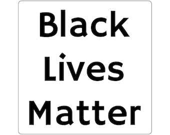 Black Lives Matter BLM Sticker
