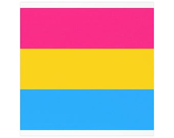 Pansexual Pride Flag LGBTQ+ Car Magnet Bumper Sticker