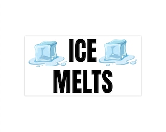 ICE MELTS F*ck ICE Bumper Sticker