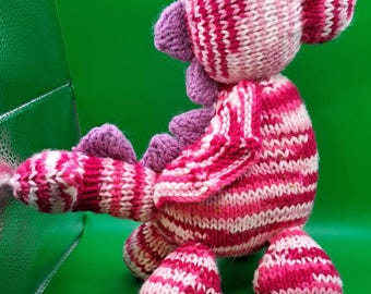 Dragon Custom Stuffed Animal Handmade Plushie Knitted