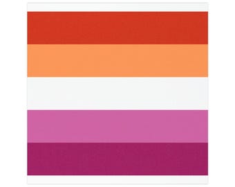 Lesbian Pride Flag LGBTQ+ Car Magnet Bumper Sticker