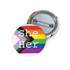 She/Her Pronouns Pin