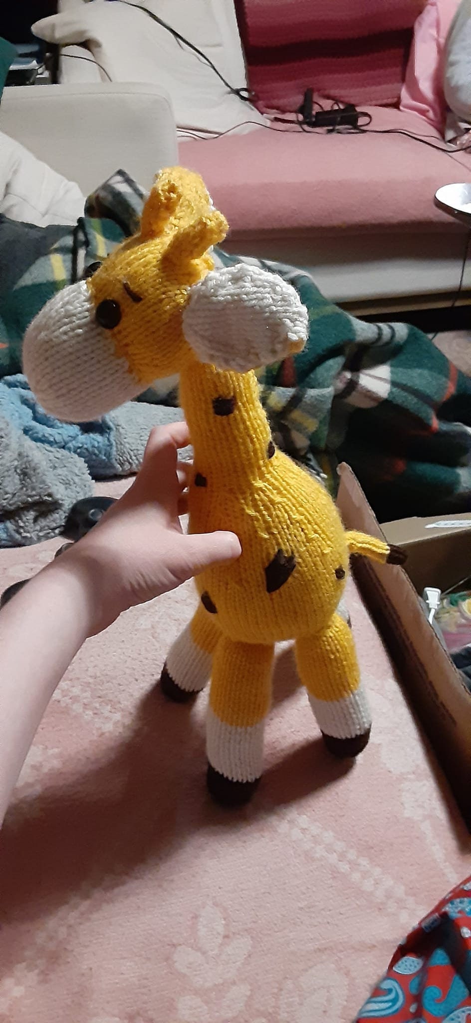 PELUCHE GIRAFFA CON SCIARPA E T-SHIRT DA PERSONALIZZARE