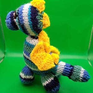 Baby Dragon Custom Handmade Knit Plushie Stuffie Stuffed Animal Toy