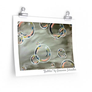 Bubbles Original Kunstdruck