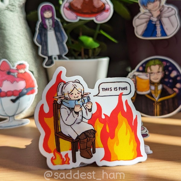 Sousou no Frieren Soft Matte Vinyl Stickers