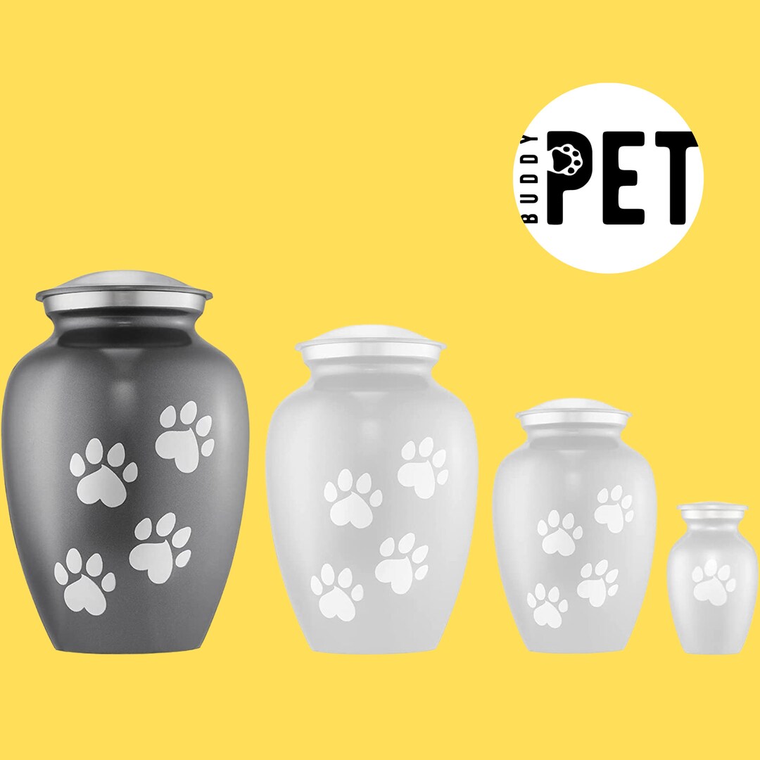 Cremation Dog Ashes Urn Ceramic Pet Urn Personalized Pet Etsy UK