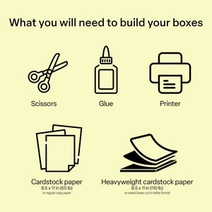 IKEA Trofast dividers bin insert organizer DIY Printable cardstock paper templates Digital File image 8