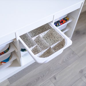 IKEA Trofast dividers bin insert organizer DIY Printable cardstock paper templates Digital File zdjęcie 5