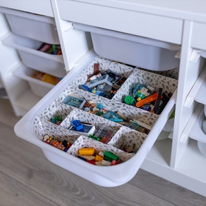 IKEA Trofast dividers bin insert organizer | DIY Printable cardstock paper templates [Digital File]