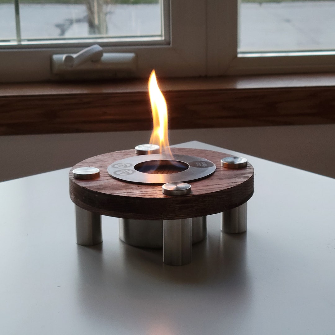 Mini Tabletop Fire Pit Father's Day Gift Indoor Portable Etsy