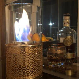 Tabletop Glass Fireplace, Great Housewarming Gift and Christmas Gift Idea, Indoor Portable Fire Pit, Coffee Table Decor, Patio Decoration