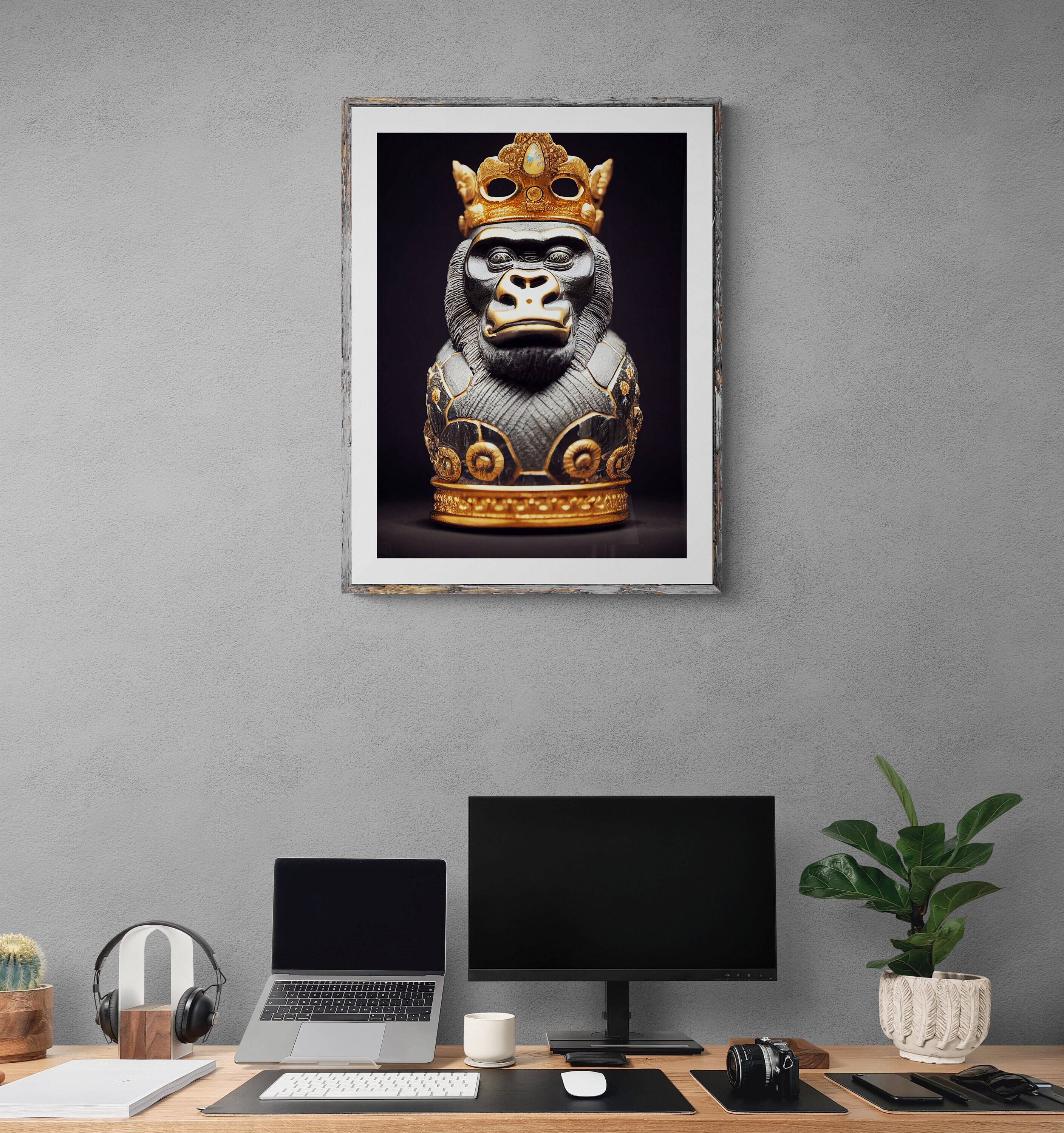 Gorilla Chess Set Etsy