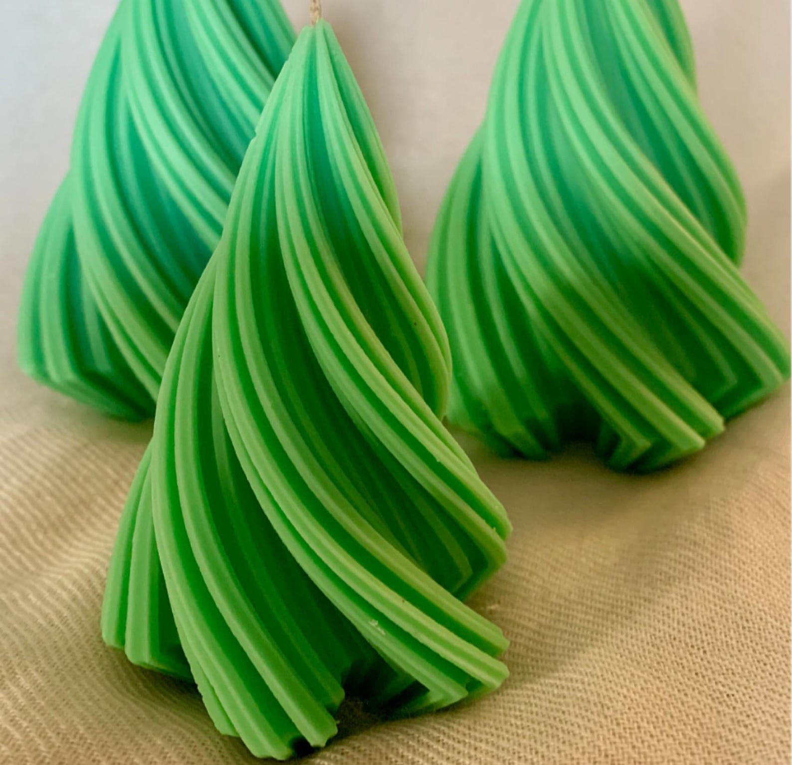 Christmas Tree Candle | Organic Soy Wax Candle | Handmade Festive ...