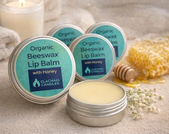 Bio Bienenwachs Lippenbalsam mit Honig – Natürliche, beruhigende Lippenpflege