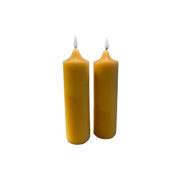 Beeswax Luxury Organic Pillar Candle