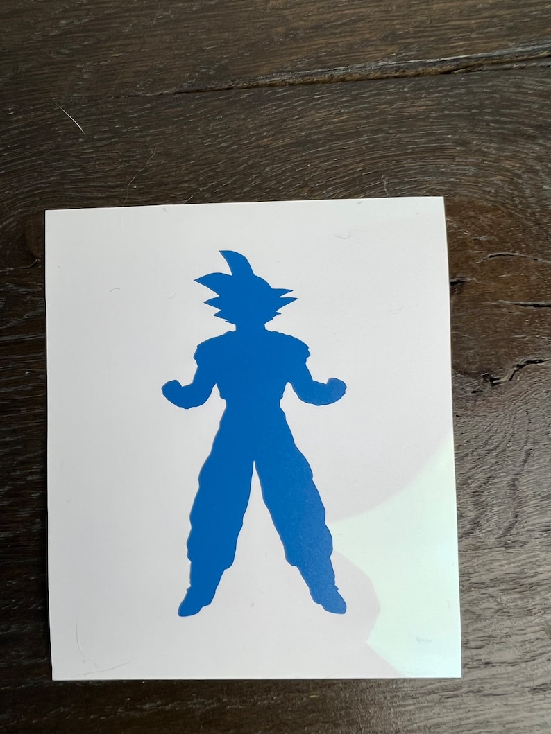 Custom Goku Dragon Ball Z Sticker Etsy