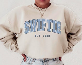 Vintage Style Swiftie Sweatshirt - Taylor Swift Est.1989 Fan Gift, Mothers Day Gift, Swift Shirt, Swiftie Sweatshirt