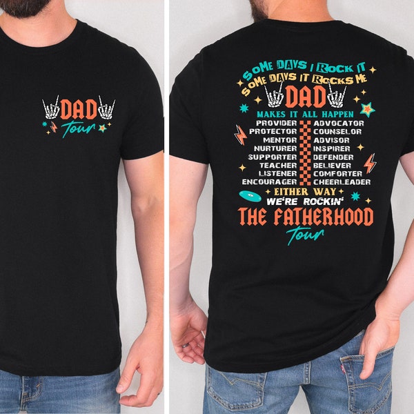 Fatherhood Tour Shirt, Father's Day Tshirt, Dad Shirt, Best Dad Ever Tee, Dad Life Shirt, Dad Shirt, Father's Day Gift, For Men